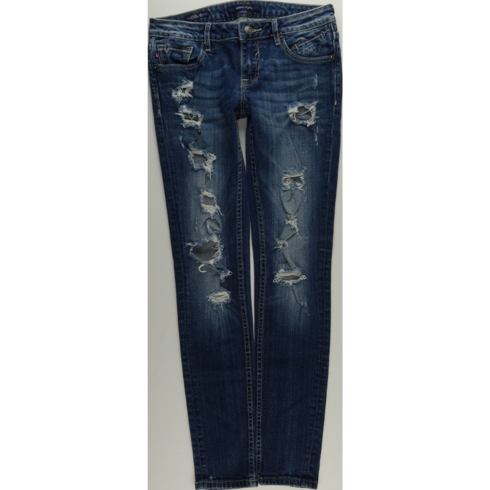 Vigoss Destroyed Skinny Jeans Juniors 3 A463J